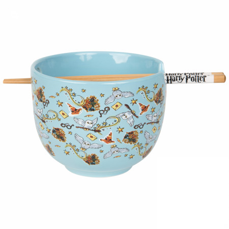 Harry Potter Hedwig's Travels Ramen Bowl with Chopsticks